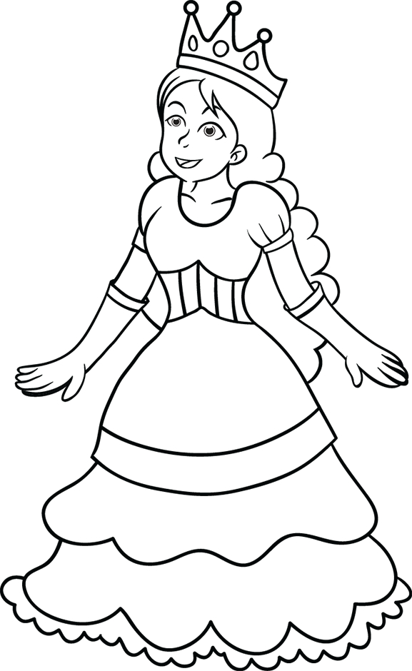 Coloriage, La Princesse - Turbulus, Jeux Pour Enfants tout Coloriage 7 Ans À Imprimer