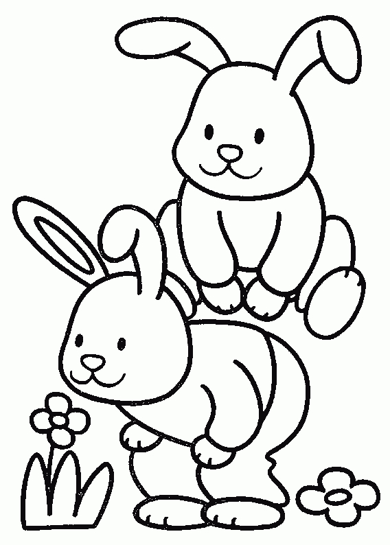 Coloriage Lapin 43 - Coloriage En Ligne Gratuit Pour Enfant intérieur Coloriage En Ligne,