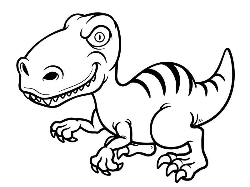 Coloriage : Le Dinosaure T-Rex tout Dessin T Rex Facile,