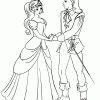 Coloriage - Le Prince A Rencontré La Princesse tout Dessin 0 Colorier Princesse