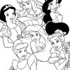 Coloriage Les Princesses Disney À Imprimer Et Colorier intérieur Dessin 0 Colorier Princesse