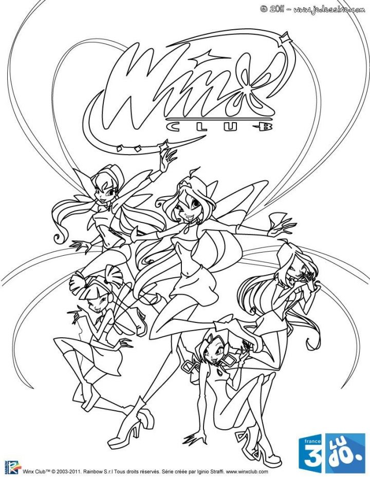 Coloriage Les Winx A Imprimer - Gratuit Coloriage à Dessin Winx,