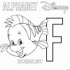 Coloriage Lettre F Pour Flounder Dessin Alphabet Disney À à Lettre G Dessin