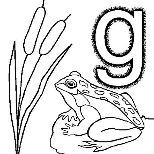 Coloriage Lettre G En Ligne Gratuit À Imprimer destiné La Lettre F Coloriage