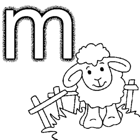 Coloriage Lettre M En Ligne Gratuit À Imprimer tout La Lettre K Coloriage