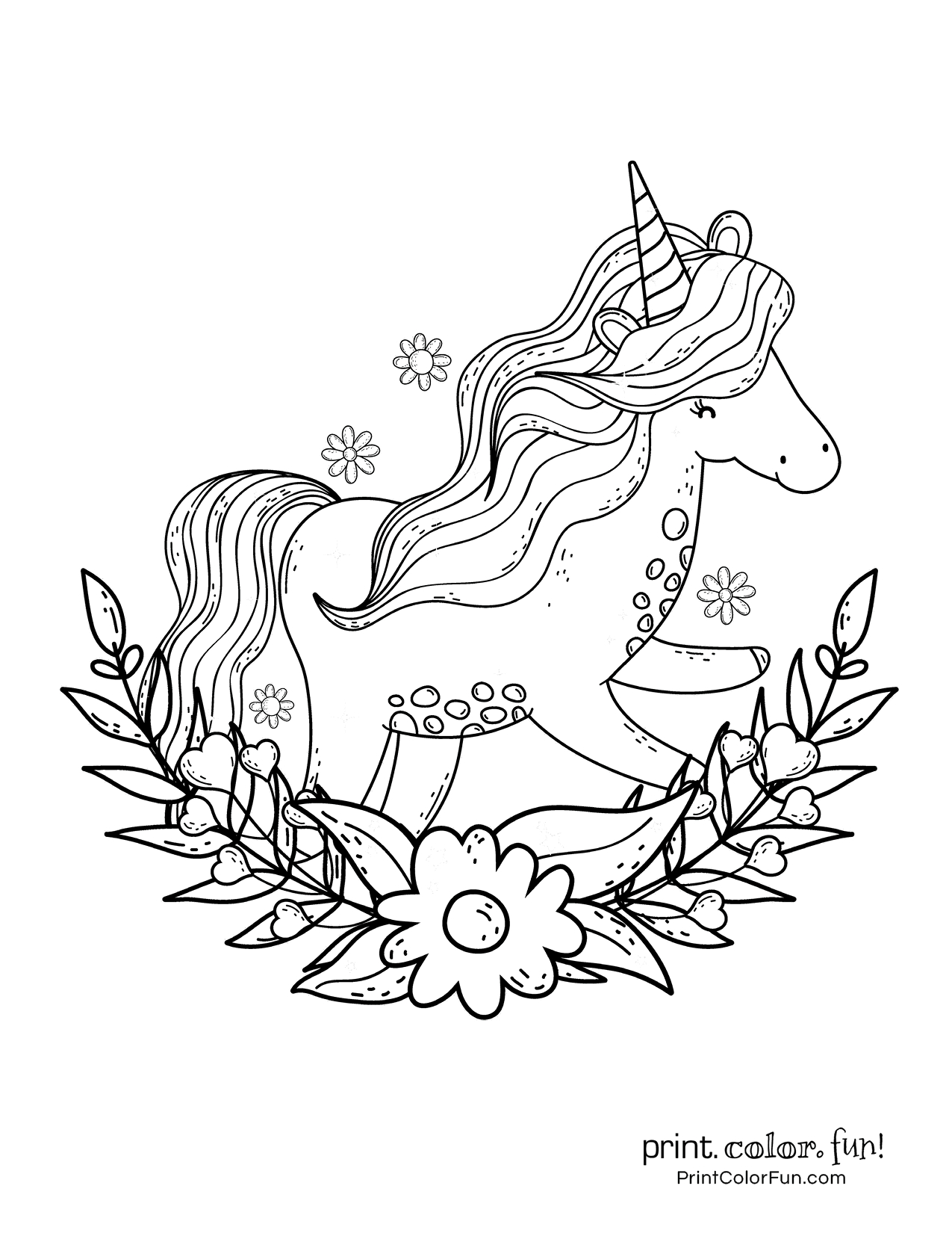 Coloriage Licorne Kawaii | Licorne Addict pour Coloriage Licorne