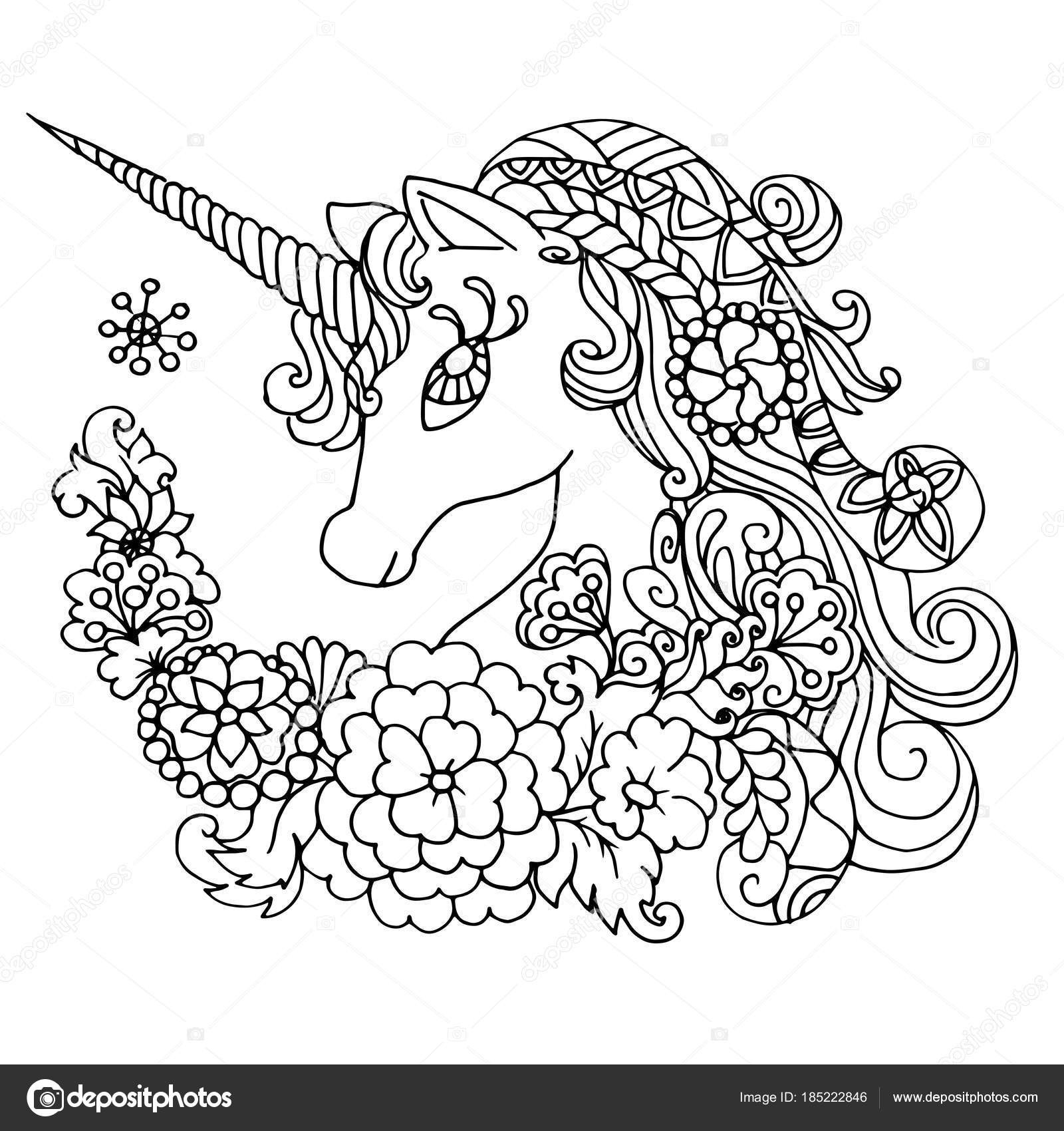 Coloriage Licornes A Ailes A Imprimer : {Top{Rand(10,50 concernant Coloriage De Licorne,