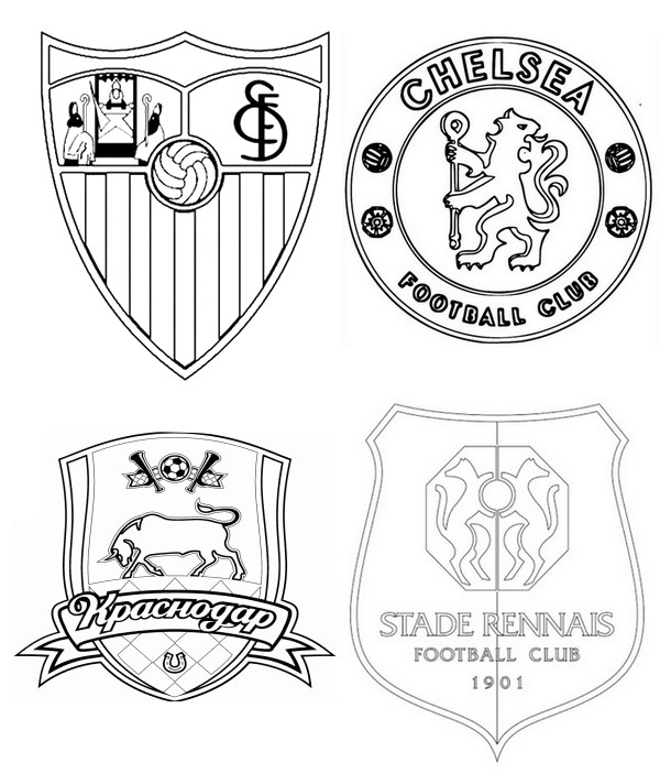 Coloriage Ligue Des Champions 2021 : Groupe E: Séville Fc tout Coloriage Euro 2021