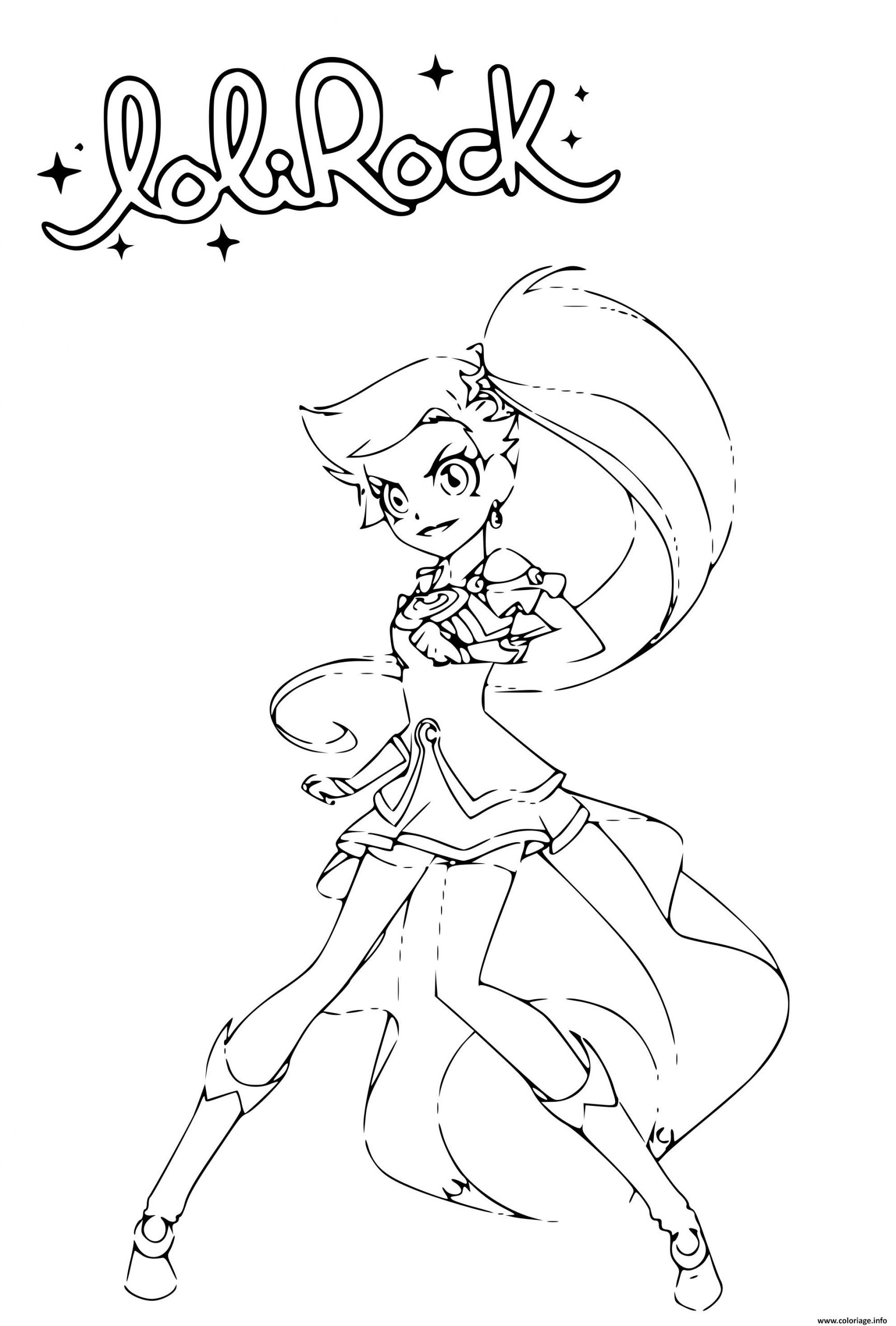 Coloriage Lolirock Auriana Coloring Page Princess Of Volta à Coloriage C 17