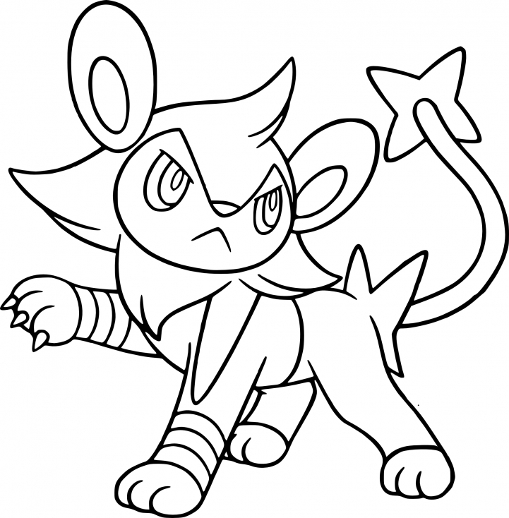 Coloriage Luxio Pokemon À Imprimer serapportantà Coloriage Dessin Pokemon Zeraora