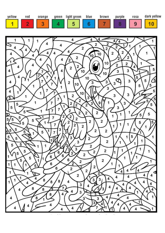 Coloriage-Magique-01 | Coloriage Magique, Coloriage intérieur 1 Coloriage