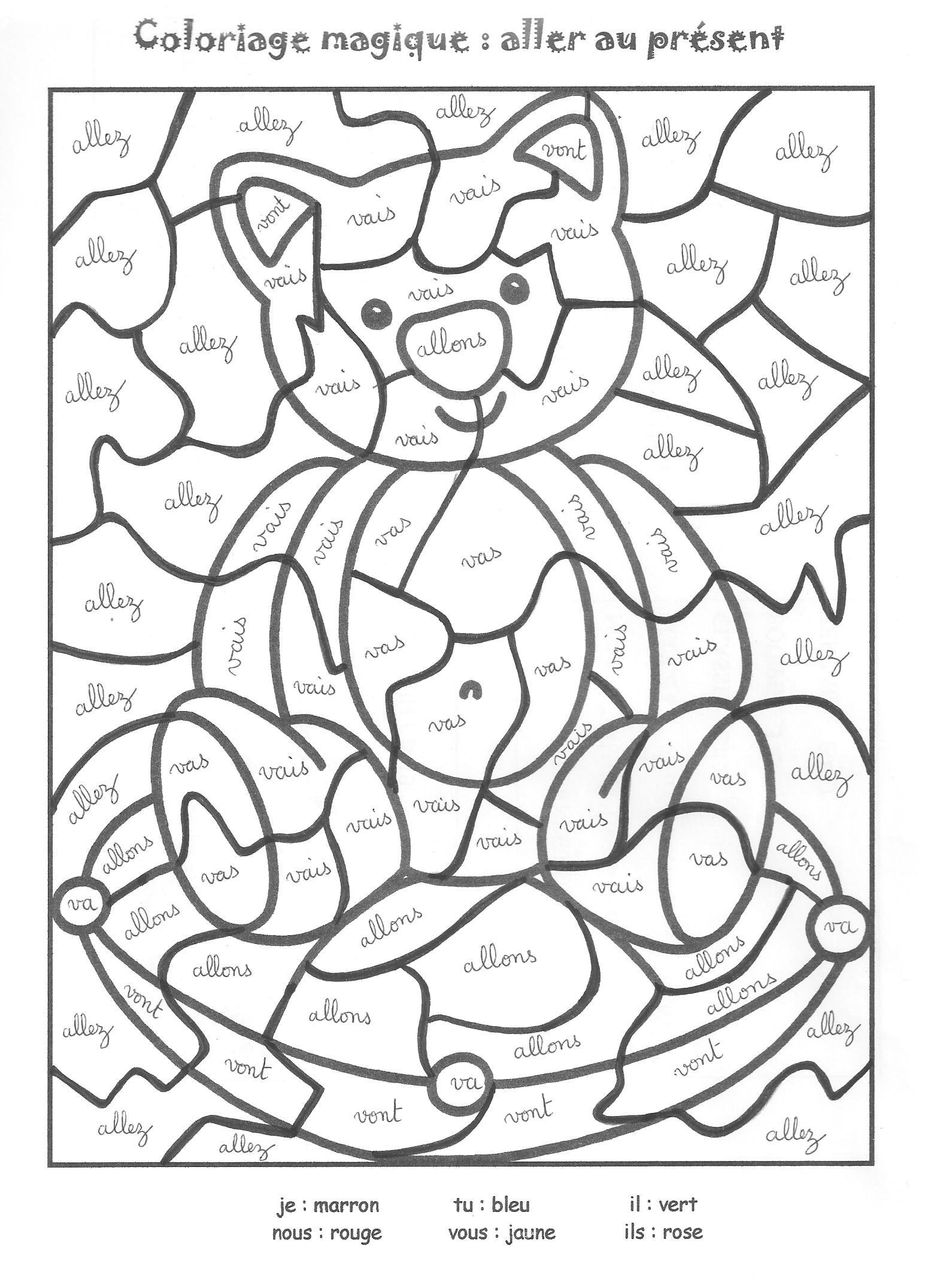 Coloriage Magique Ce1 Multiplication A Imprimer - Gratuit destiné Coloriage Magique,