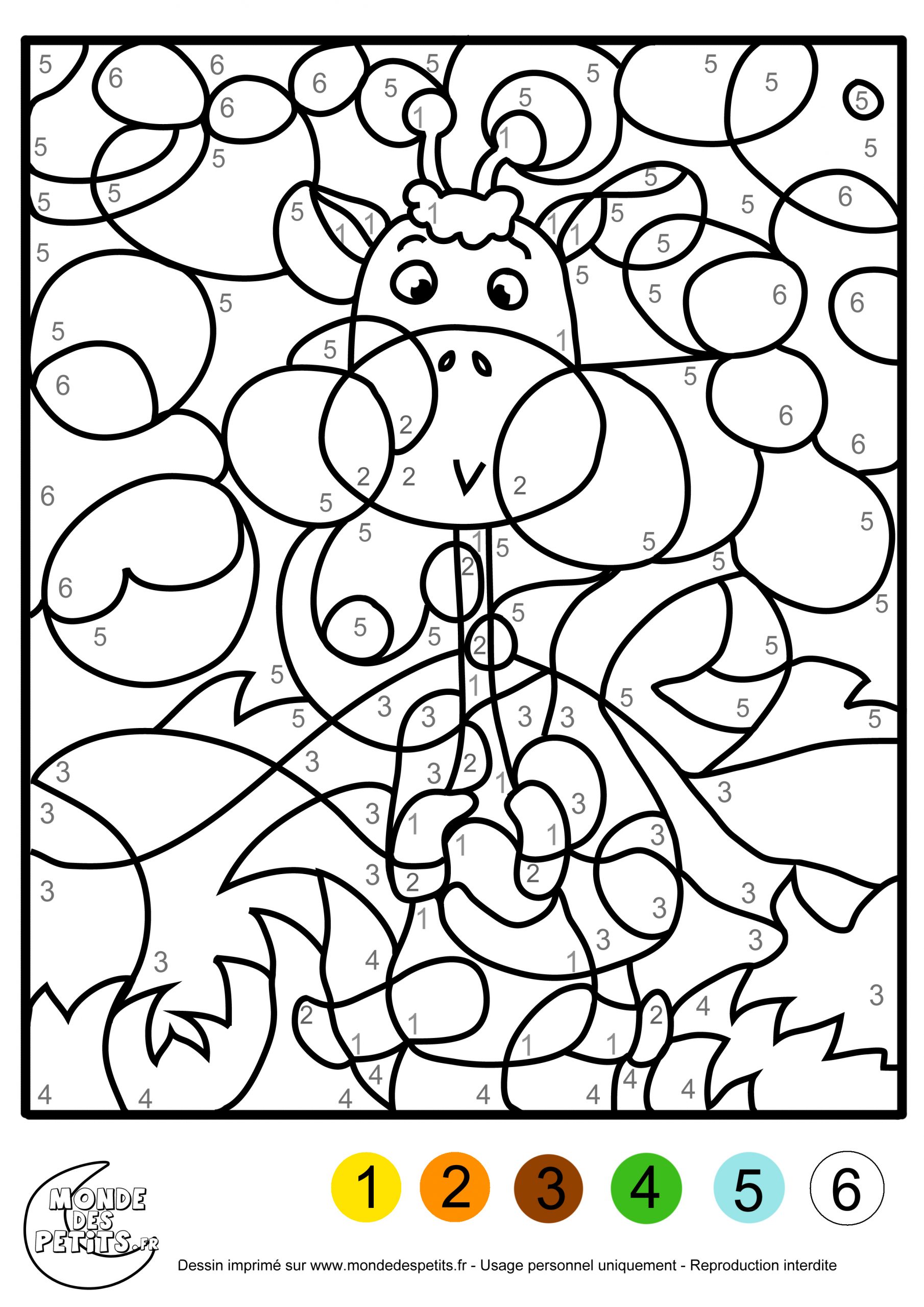 Coloriage Magique Cp Calcul encequiconcerne Le Chiffre 5 Coloriage