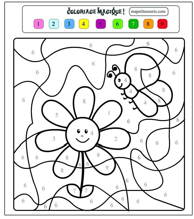 Coloriage Magique Été - Recherche Google | Coloriages à Dessin Instructif,