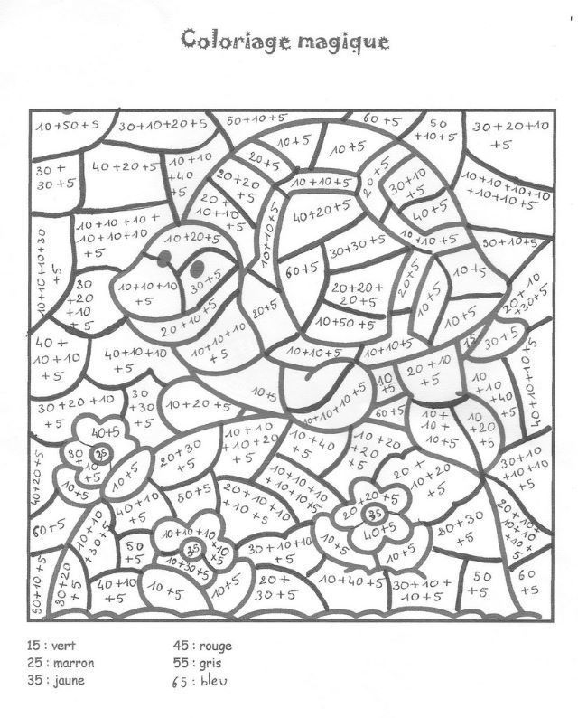 Coloriage Magique Multiplication Table De 5 (With Images tout Coloriage A Table,