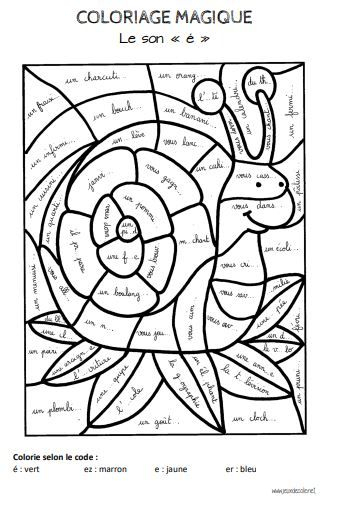 Coloriage Magique Orthographe | Coloring Pages, Keith intérieur Coloriage Magique P