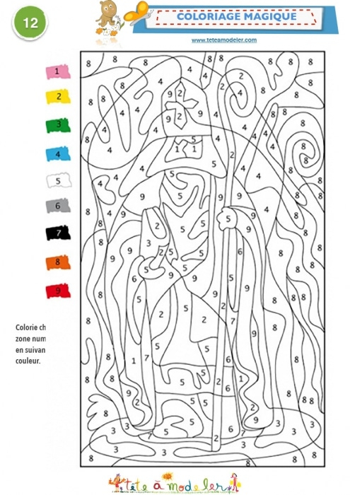 Coloriage Magique : Quels Bienfaits Pour Les Enfants avec Coloriage Magique B D