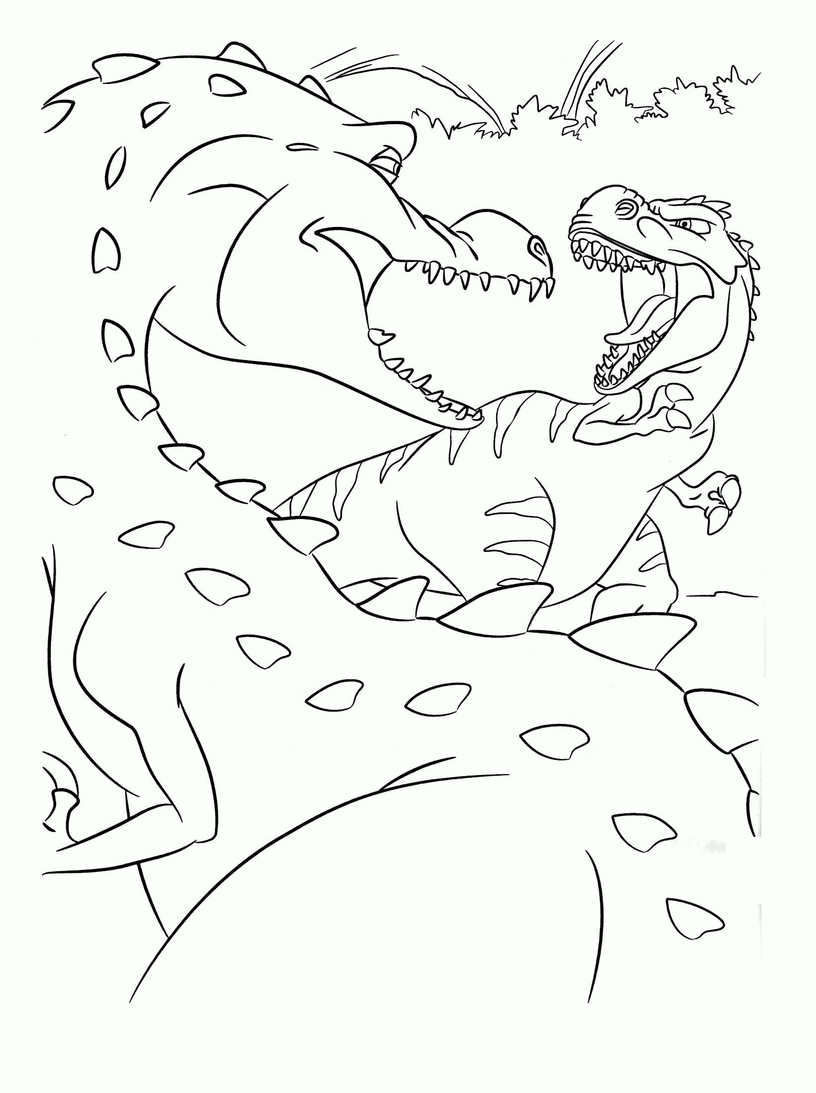 Coloriage - Maman Dinosaure Et Rudy à Coloriage Dinosaure