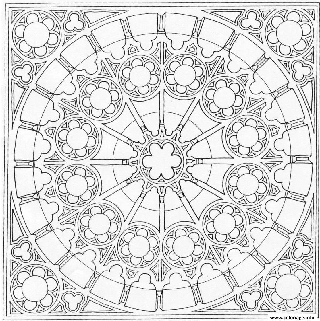 Coloriage Mandala Carre Joeke Remkus De Vries Dessin encequiconcerne Coloriage Mandala Dessin A Imprimer