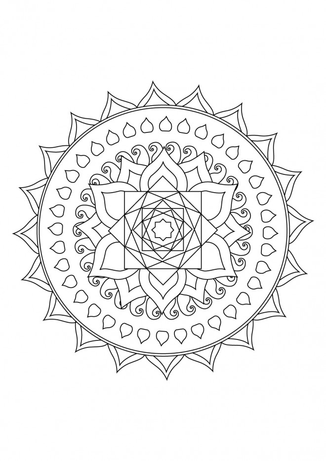 Coloriage Mandalas Difficile Gratuit À Imprimer Liste 60 À 80 destiné Coloriage À Imprimer Mandala Disney