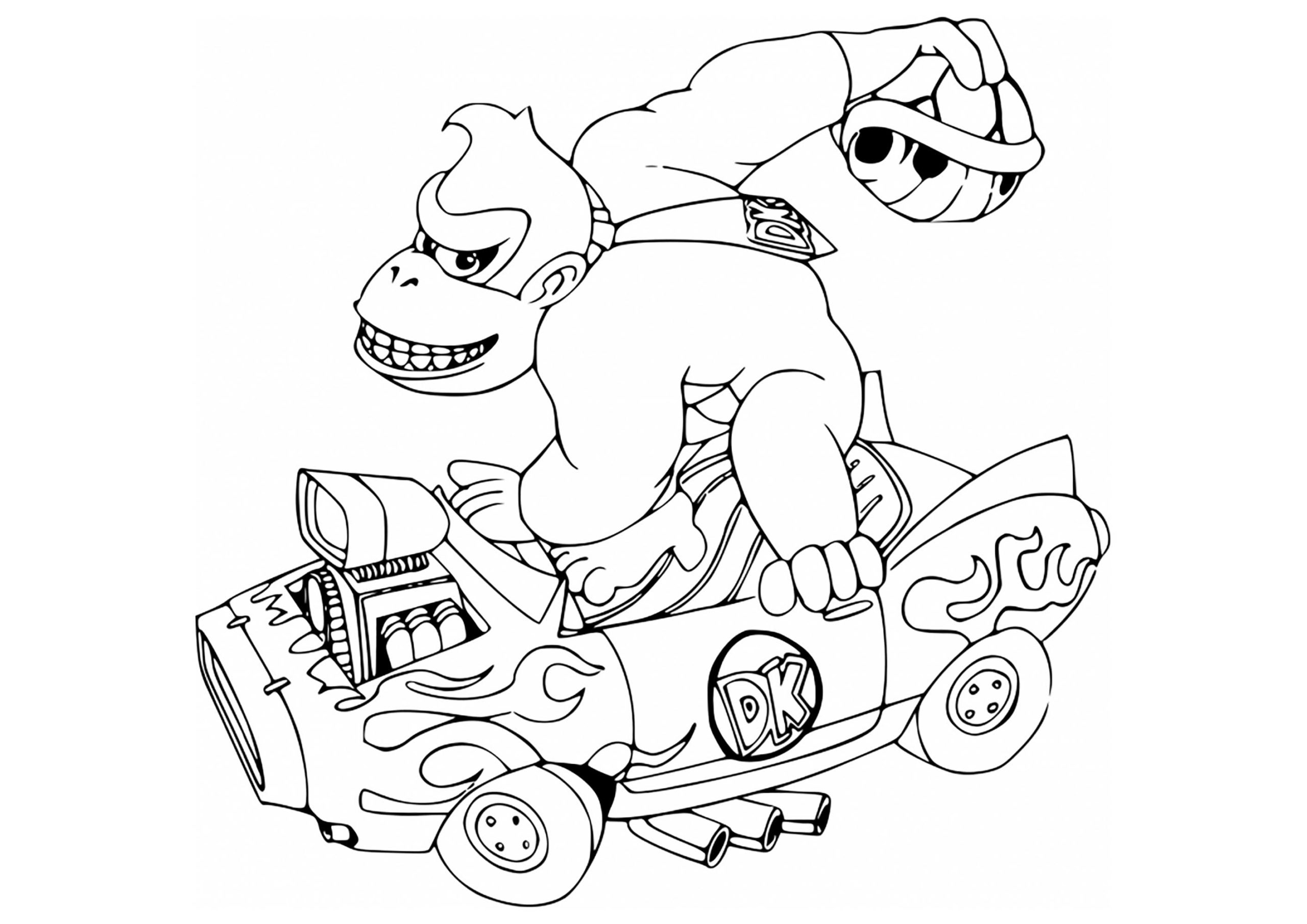 Coloriage Mario - Coloriage Tous Les Personnages Coloriage destiné Coloriage Dessin Mario