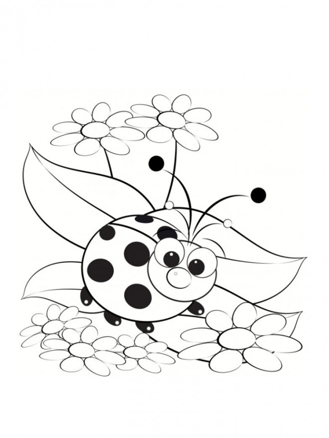 Coloriage Modèle Coccinelle Dessin Gratuit À Imprimer serapportantà Dessin À Colorier Avec Modèle