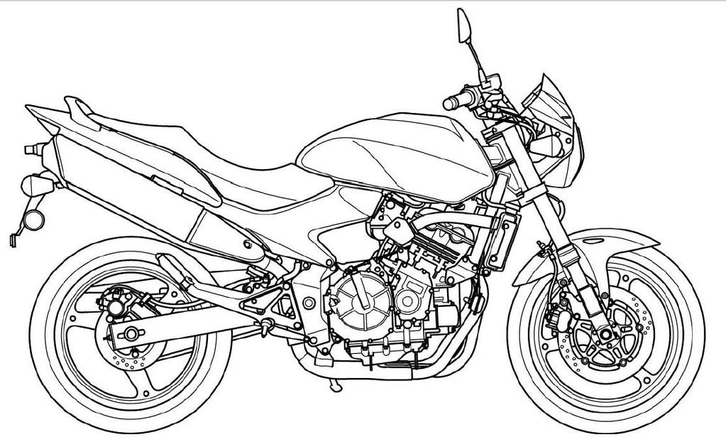 Coloriage Moto #136261 (Transport) - Album De Coloriages tout Dessin Moto