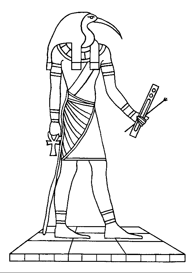 Coloriage Mythologie Égyptienne #111140 (Dieux Et Déesses concernant Coloriage Dessin Egypte