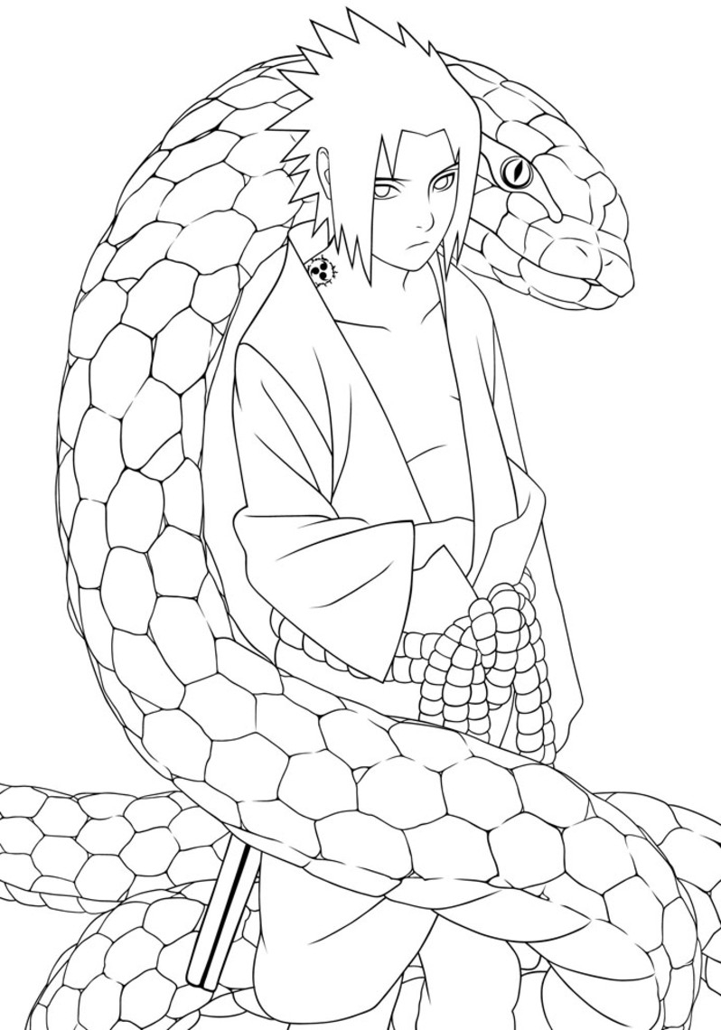 Coloriage Naruto #38282 (Dessins Animés) - Album De Coloriages serapportantà Coloriage Dessin Naruto