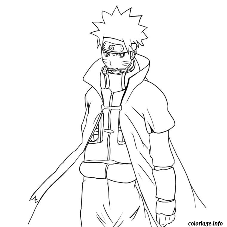 Coloriage Naruto Hokage Dessin Naruto À Imprimer concernant Coloriage Naruto À Imprimer