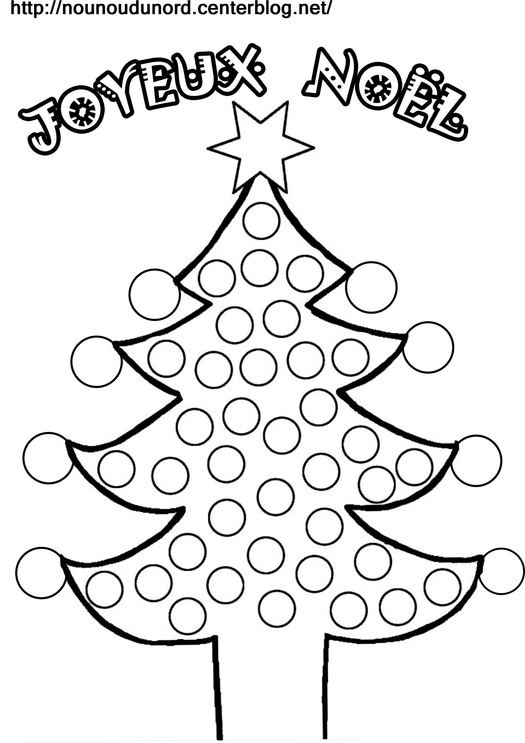 Coloriage Noel A Gommettes intérieur Coloriage 5 Ans À Imprimer Pdf