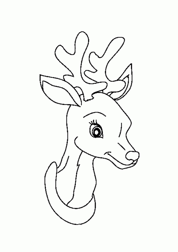 Coloriage Noel Biche Sur Hugolescargot Serapportantà concernant Coloriage Dessin De Biche