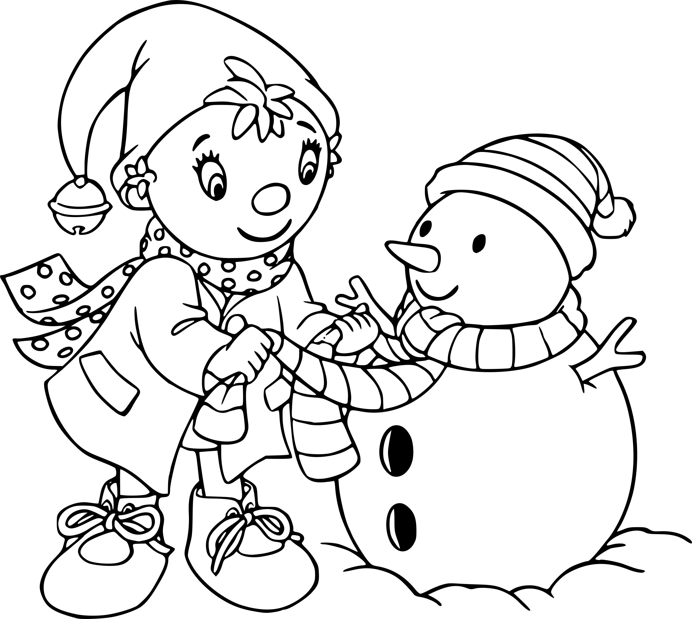 Coloriage Noel Oui-Oui À Imprimer à Coloriage Noël,