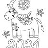 Coloriage Nouvel An Chinois 2021 Boeuf Dessin Bonne Annee destiné Dessin 2021