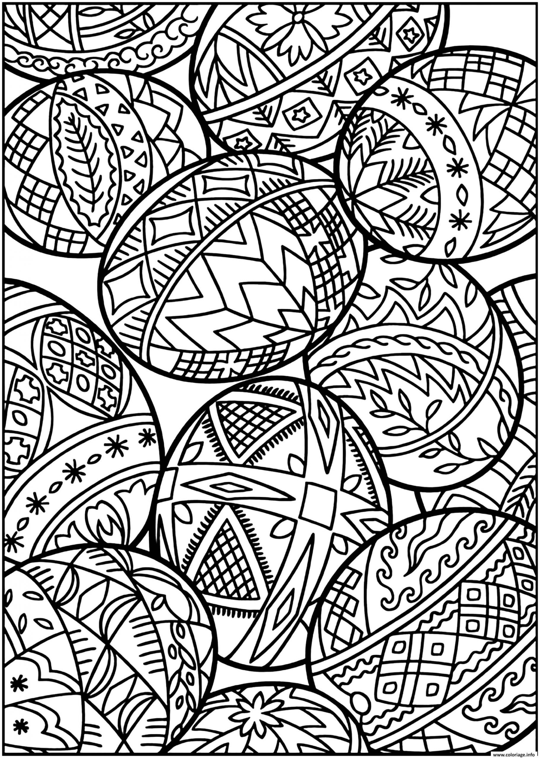 Coloriage Oeuf De Paques Egg Pattern Dessin Paques À Imprimer dedans Des Dessin A Imprimer