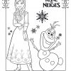 Coloriage Officiel De La Reine Des Neiges- Anna Et Olaf Le pour Coloriage La Reine Des Neiges,