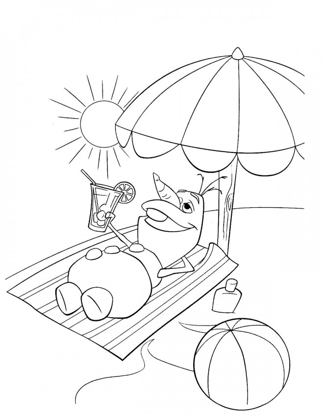 Coloriage Olaf En Été Dessin Gratuit À Imprimer serapportantà Coloriage A Imprimer Gratuit,