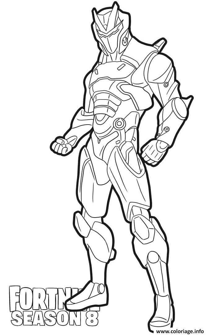 Coloriage Omega From Fortnite Season 8 Dessin Fortnite À à Grand 8 Dessin