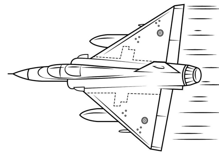 Coloriage P-51 Avion De Chasse Dessin Gratuit À Imprimer dedans Coloriage Dessin Avion