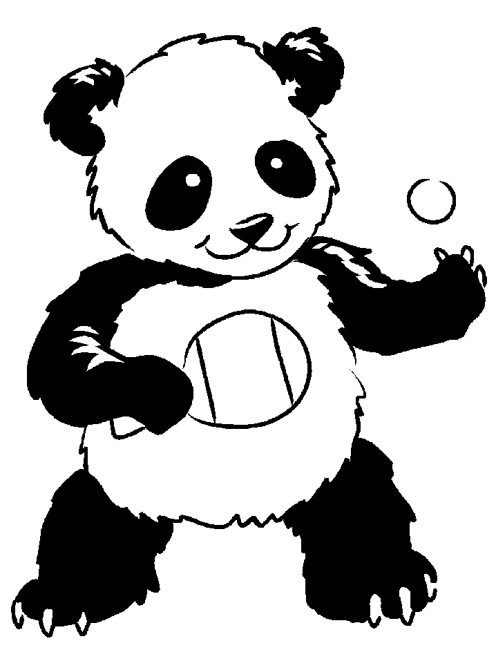 Coloriage Panda #12528 (Animaux) - Album De Coloriages avec Coloriage Dessin Panda