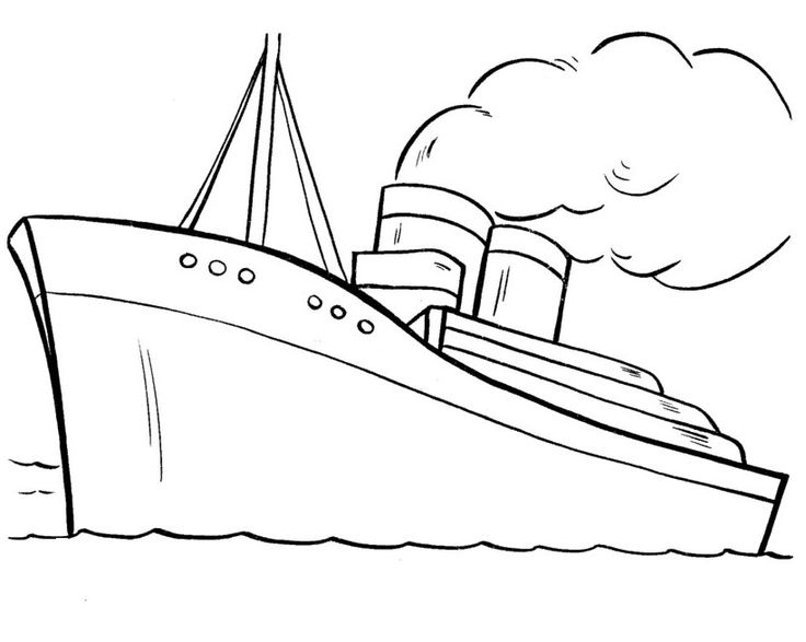 Coloriage Paquebot / Bateau De Croisière #140810 serapportantà Coloriage Bateau