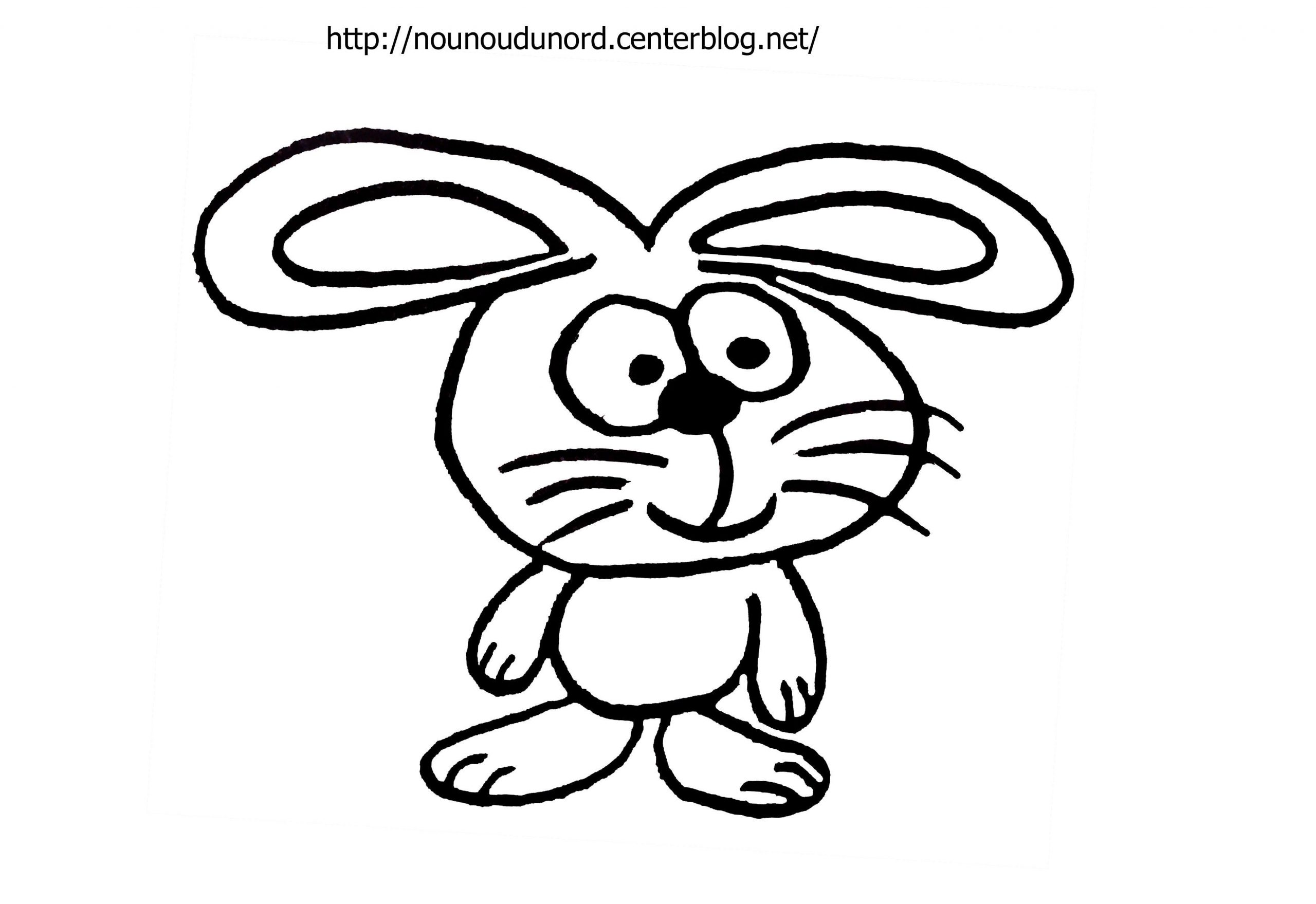 Coloriage Paques Lapin tout Dessin Lapin De Pâques Facile,