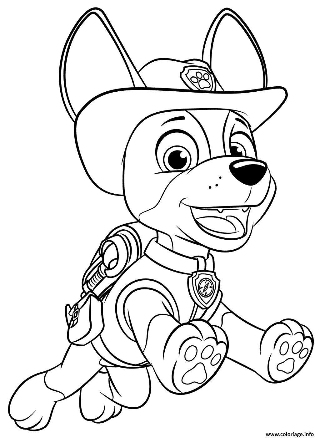 Coloriage Pat Patrouille Jungle Pup Tracker Dessin Pat dedans Dessin Coloriage À Imprimer Pdf