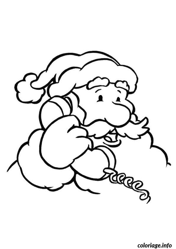 Coloriage Pere Noel Telephone Dessin Pere Noel À Imprimer pour Coloriage Téléphone,