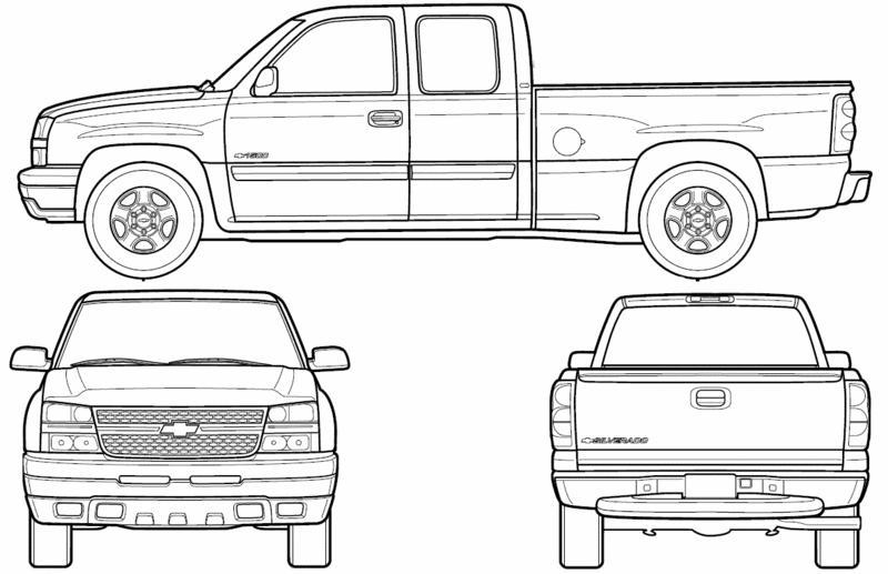 Coloriage Pick-Up #144311 (Transport) - Album De Coloriages serapportantà Dessin 4X4 Facile