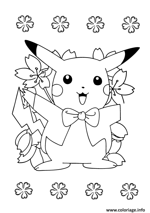 Coloriage Pikachu 246 Dessin Pikachu À Imprimer à Coloriage Dessin Pikachu