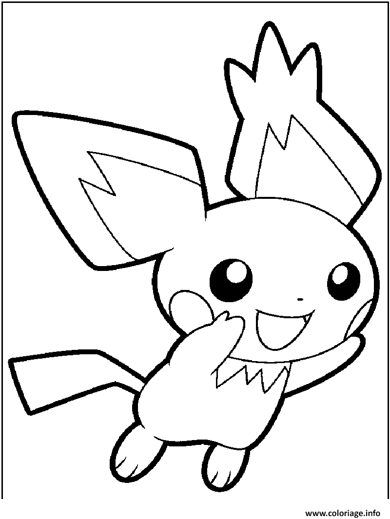 À Colorier Dessin Kawaii Pokemon Bebe - Arouisse.com