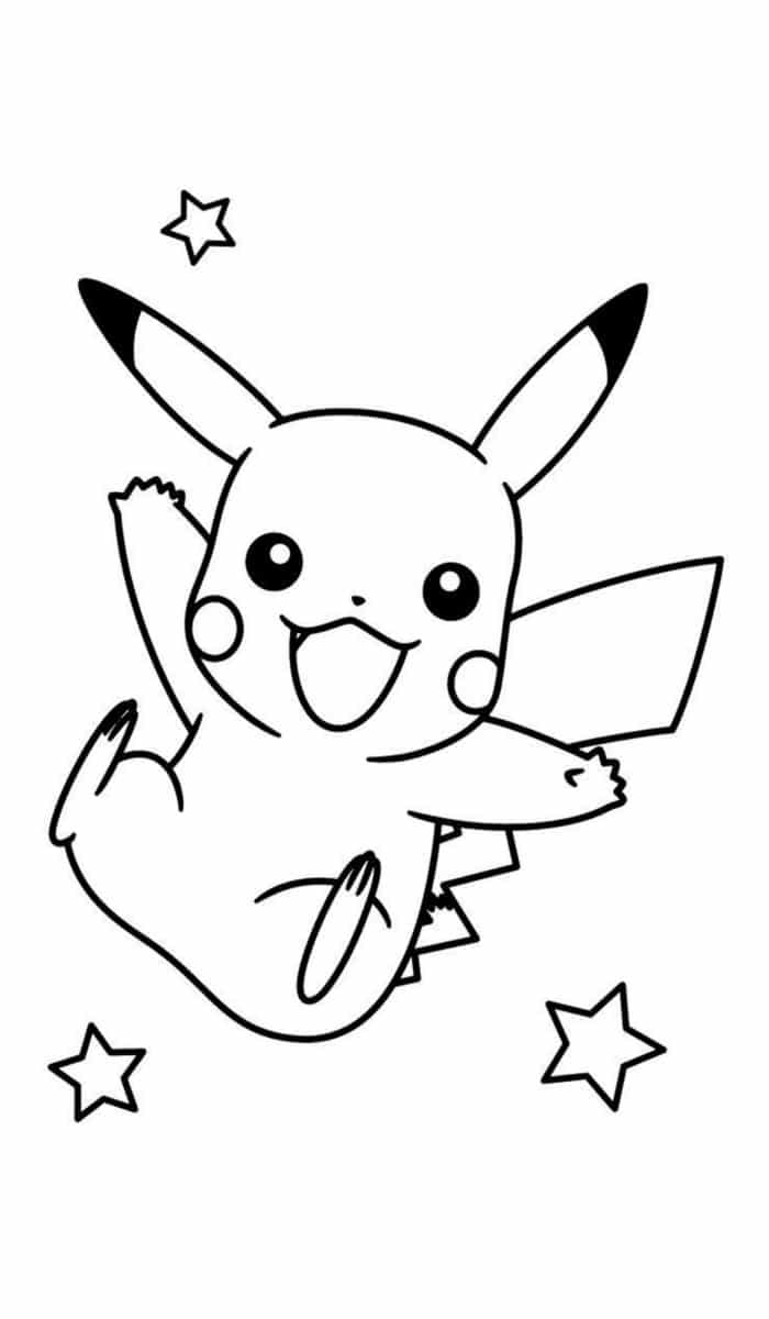 Coloriage Pokemon Gratuit | 20 Images À Imprimer En 1 Clic concernant Coloriage Comment Dessiner Pikachu