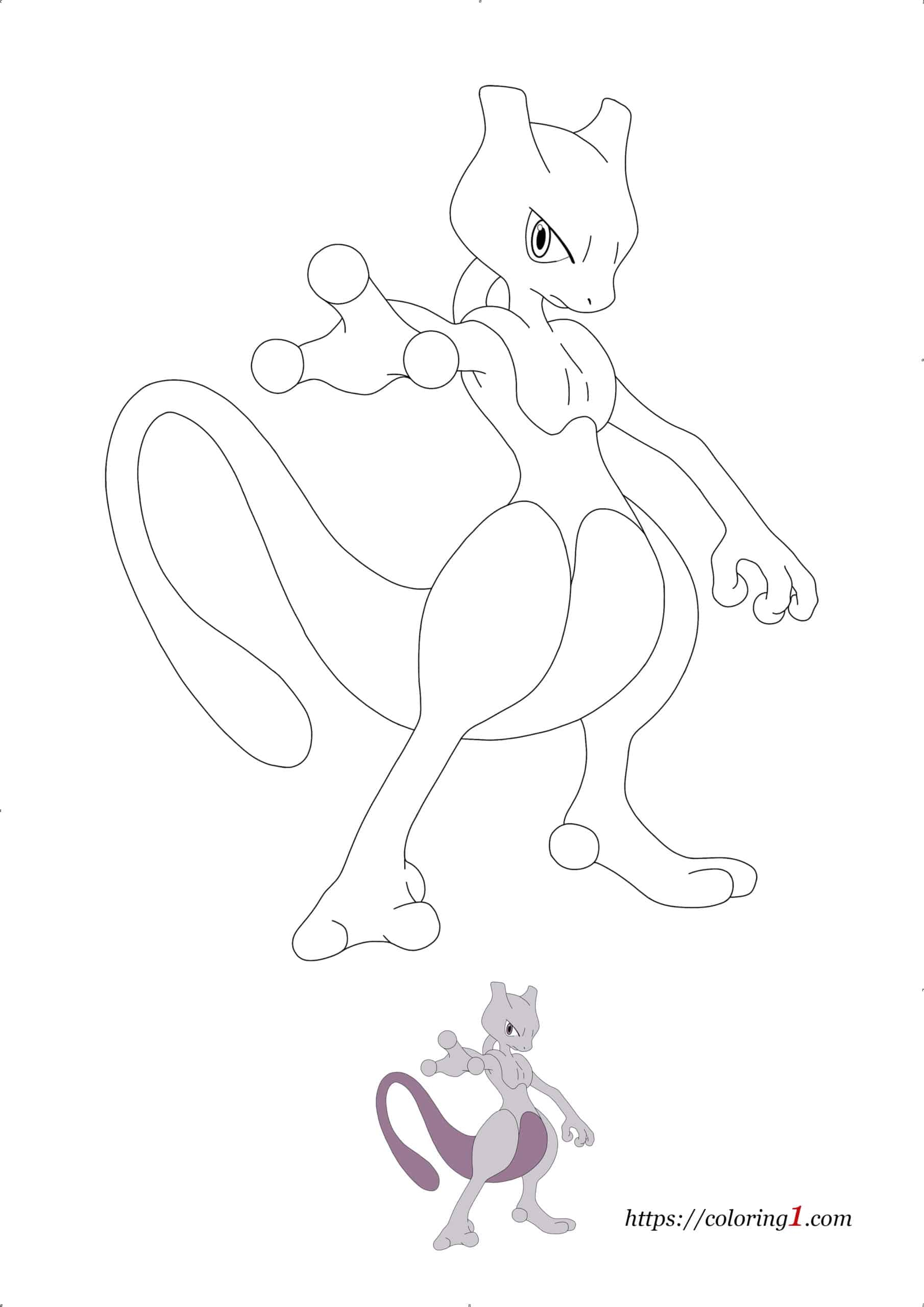 Coloriage Pokemon Mewtwo - Coloriage Pokemon X 15 Best avec Mewtwo Y Coloriage