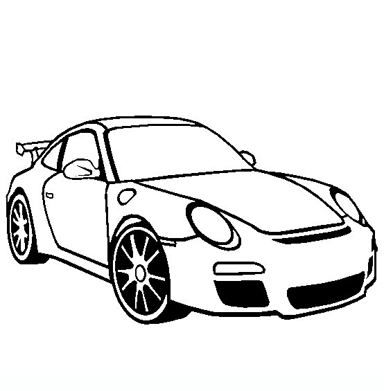 Coloriage Porsche Maternelle Dessin Gratuit À Imprimer serapportantà Coloriage Porsche 911